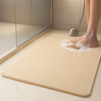 Trimmable Non-Slip Shower Mat with Open Drainage Weave