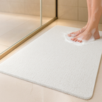 Trimmable Non-Slip Shower Mat with Open Drainage Weave