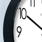 Scandinavian Silent Wall Clock in Black, White or Gold