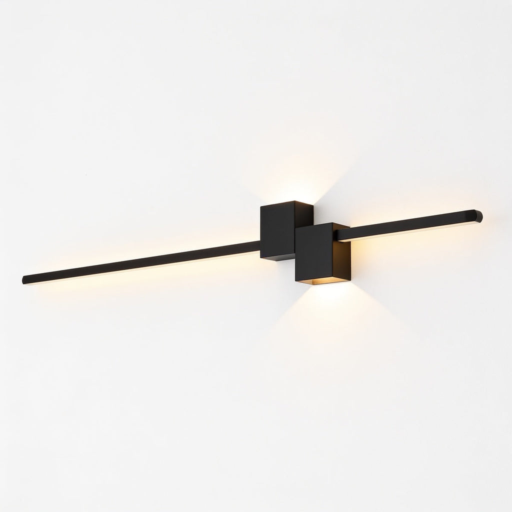 Minimalist Linear LED Wall Light with Indirect Glow, 62 cm