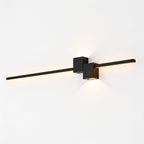 Minimalist Linear LED Wall Light with Indirect Glow, 62 cm