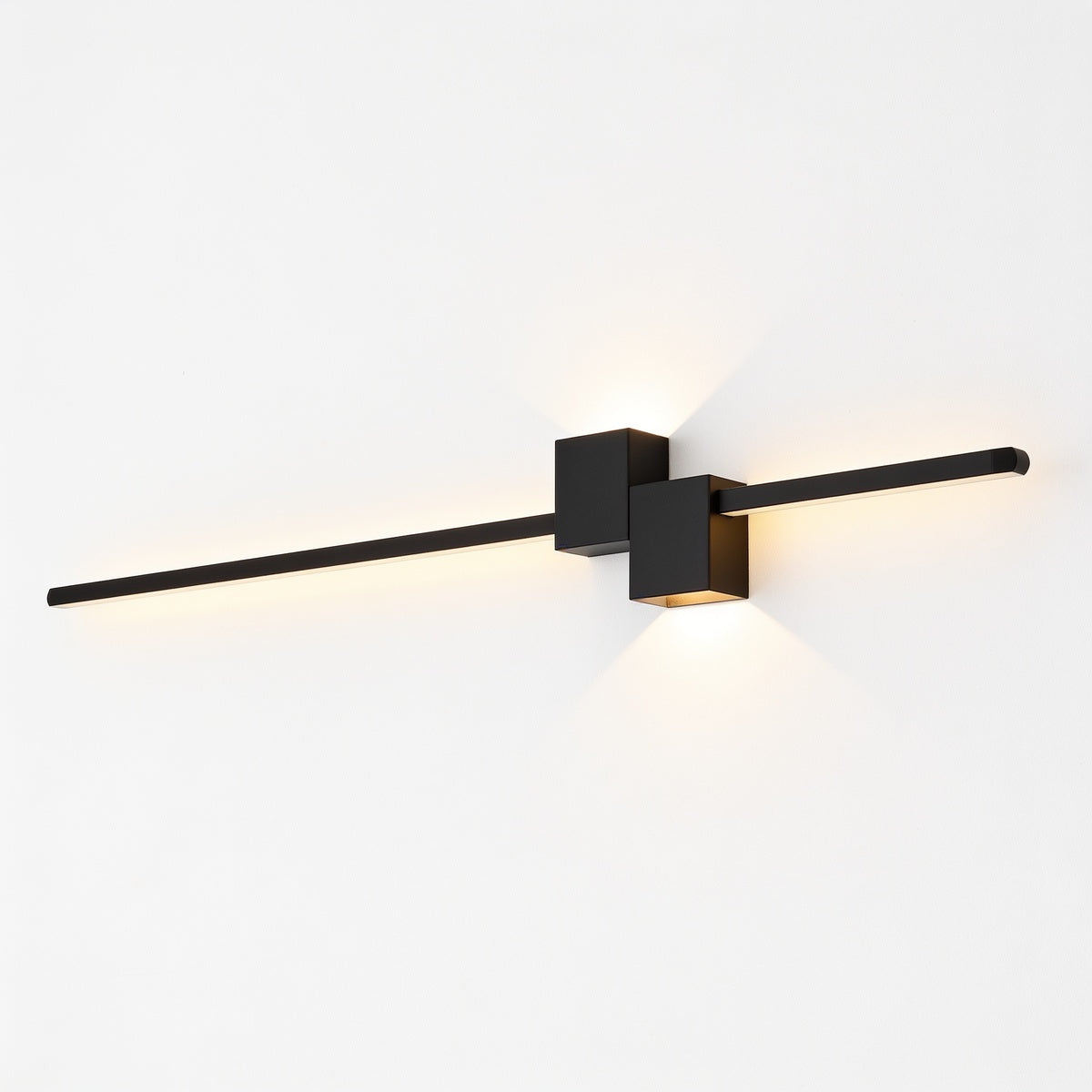 Minimalist Linear LED Wall Light with Indirect Glow, 62 cm