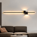 Minimalist Linear LED Wall Light with Indirect Glow, 62 cm