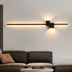 Minimalist Linear LED Wall Light with Indirect Glow, 62 cm