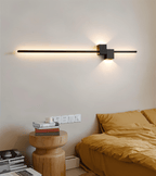 Minimalist Linear LED Wall Light with Indirect Glow, 62 cm