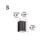 Solar Up and Down Outdoor Wall Light, Black Aluminium, IP65