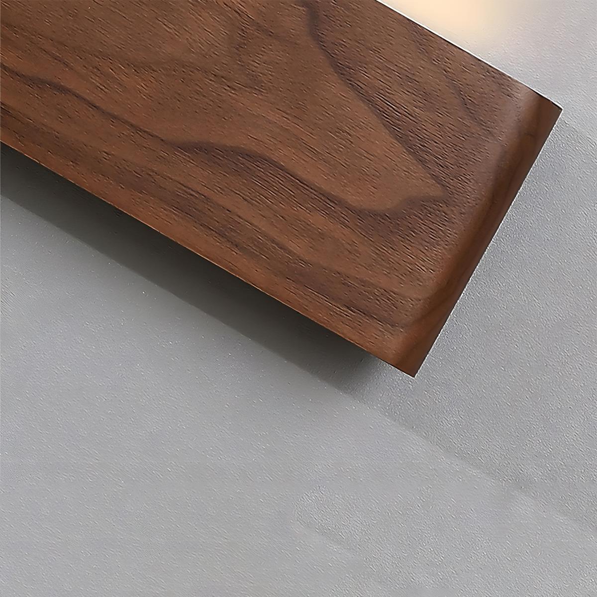 Solid Walnut LED Wall Light 6W with Three Colour Temperatures