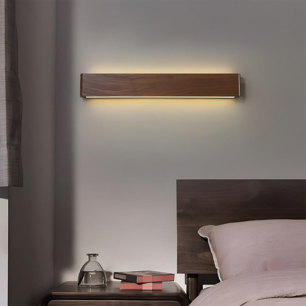 Solid Walnut LED Wall Light 6W with Three Colour Temperatures