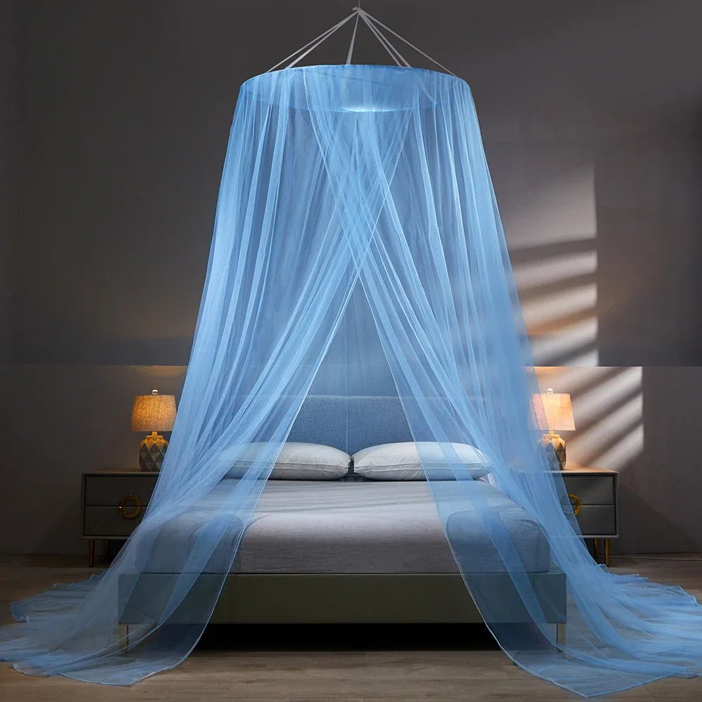 Folding Bed Canopy Mosquito Net for Single and Double Beds