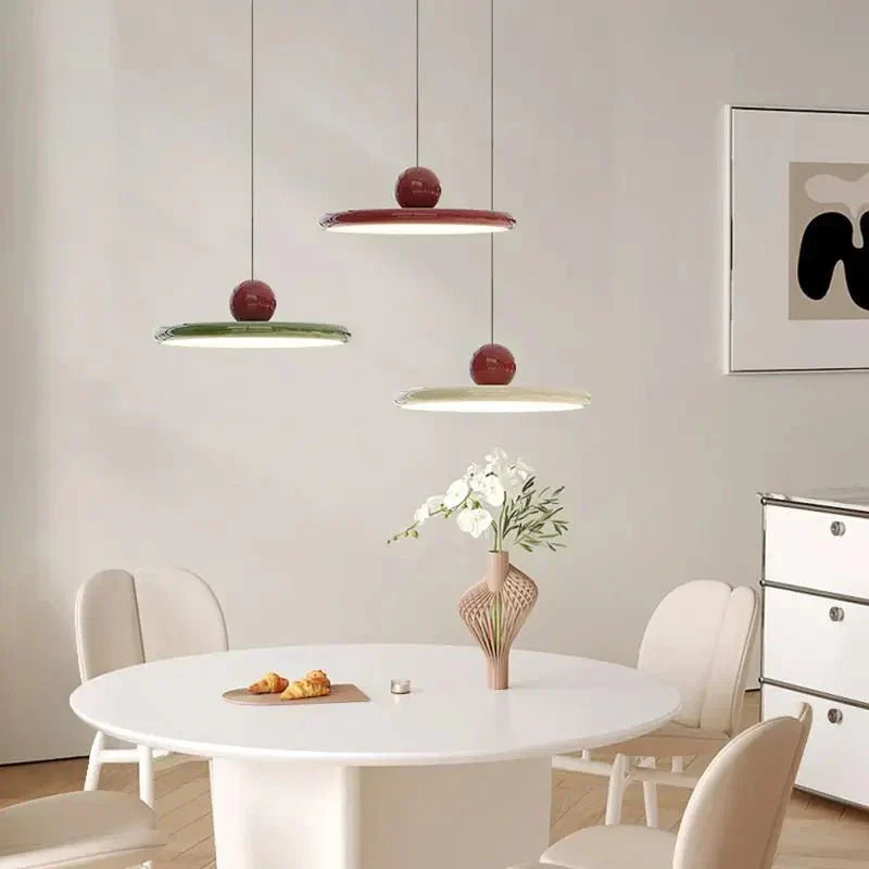 Bauhaus-Style LED Pendant Light with 3 Light Colours, 30 or 40cm