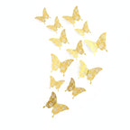Filigree Butterfly Wall Stickers, Set of 12 in Three Sizes