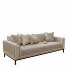 All-Season Woven Sofa Cover with Non-Slip Backing