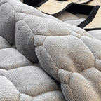 Checked Quilted Bedspread with Optional Pillowcases