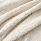 Boucle Sofa Throw Cover with Tassel Trim, 6 Sizes