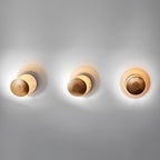 Overlapping Disc Wall Light, 3 Colour Temperatures, 8W LED
