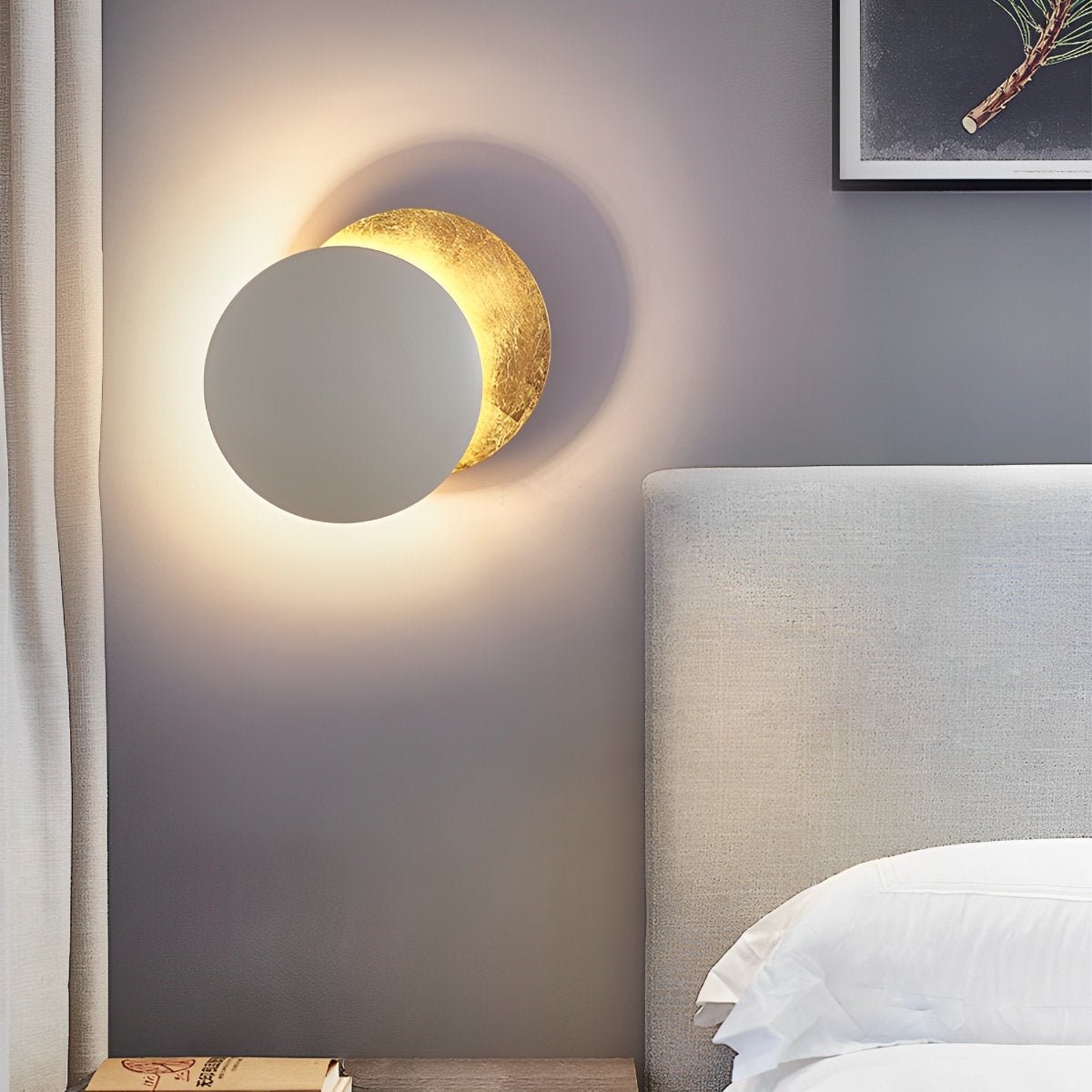 Overlapping Disc Wall Light, 3 Colour Temperatures, 8W LED