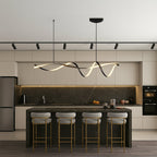 Scandinavian Linear Pendant Light, E27, 100-150cm