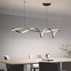 Scandinavian Linear Pendant Light, E27, 100-150cm