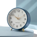 Silent Metal Table Clock 12cm, Scandinavian, Six Colours