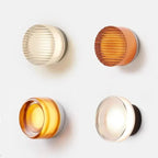 Ribbed Shade LED Wall Light, Up and Down Light