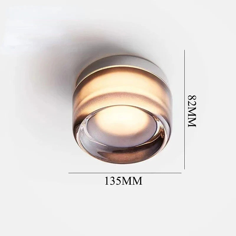 Ribbed Shade LED Wall Light, Up and Down Light