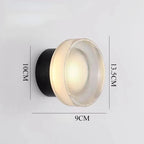 Ribbed Shade LED Wall Light, Up and Down Light