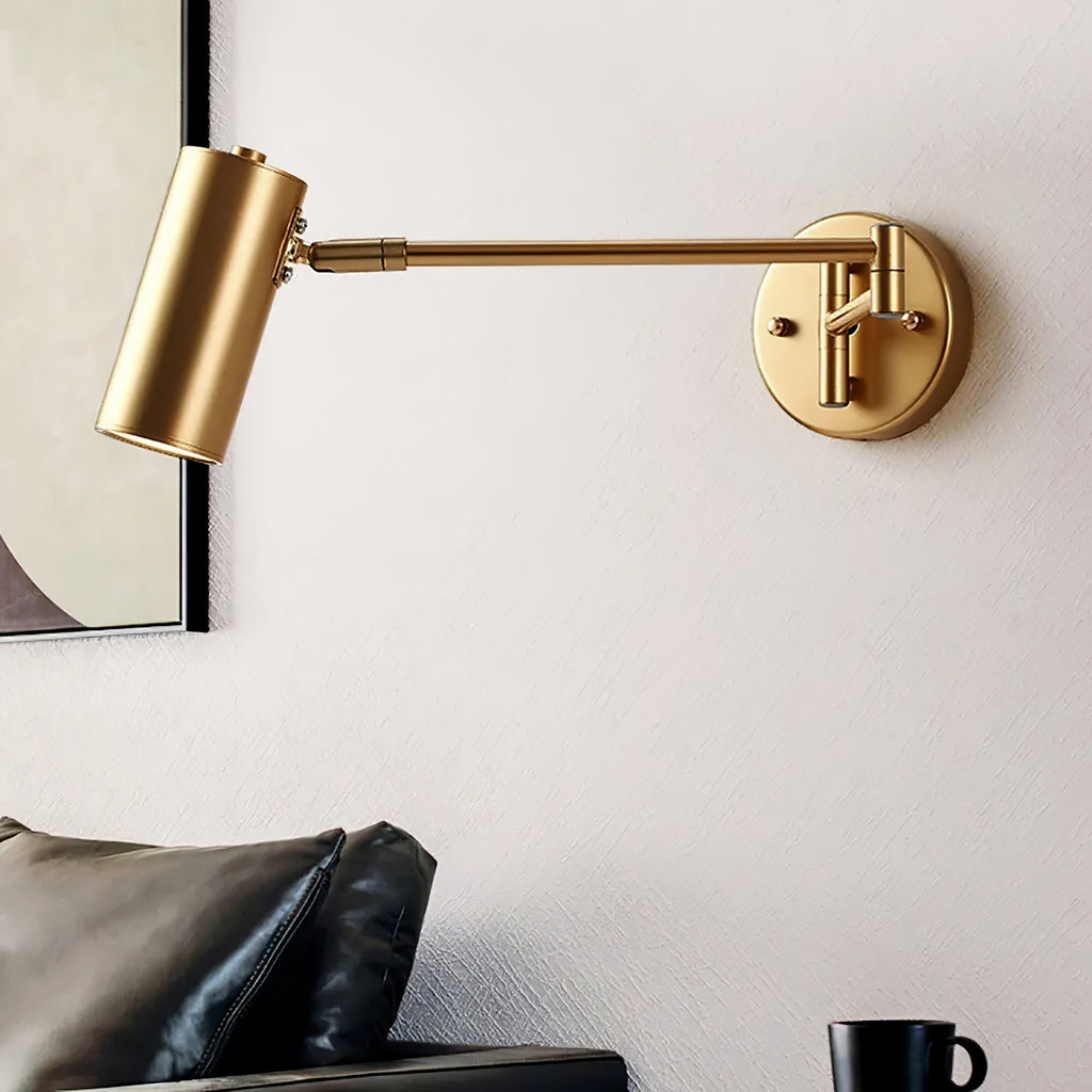 Adjustable Arm LED Wall Light, 180 Degree Swing