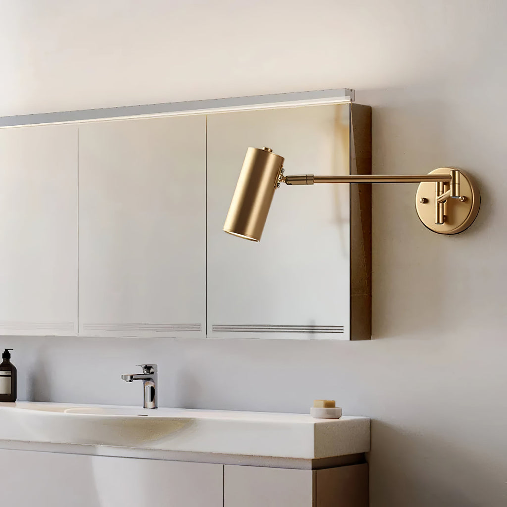 Adjustable Arm LED Wall Light, 180 Degree Swing