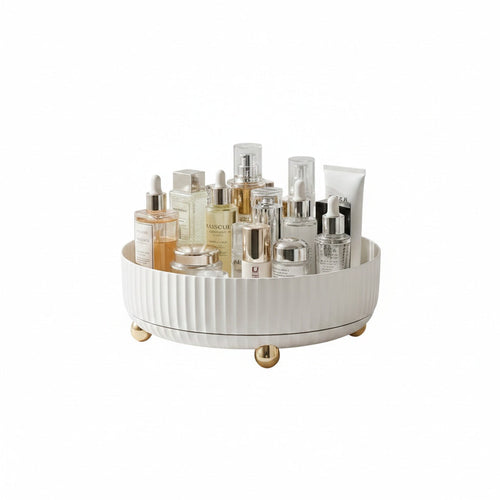 360 Degree Rotating Lazy Susan Organiser with Fluted Sides