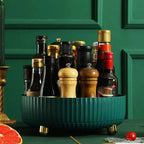 360 Degree Rotating Lazy Susan Organiser with Fluted Sides