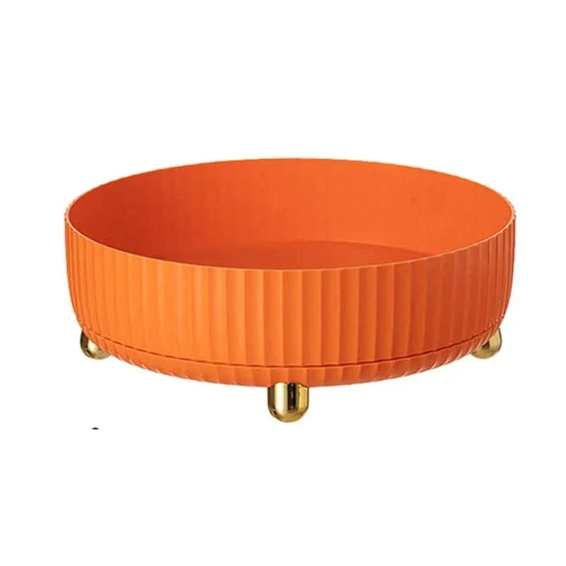 360 Degree Rotating Lazy Susan Organiser with Fluted Sides