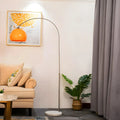Arc Floor Lamp with Acrylic Dome Shade, 220cm, 90cm Reach