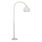 Arc Floor Lamp with Acrylic Dome Shade, 220cm, 90cm Reach