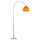 Arc Floor Lamp with Acrylic Dome Shade, 220cm, 90cm Reach