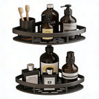 Self-Adhesive Aluminium Shower Shelf with Removable Hook