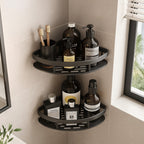 Self-Adhesive Aluminium Shower Shelf with Removable Hook
