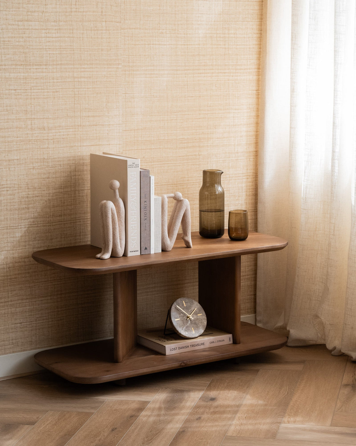 Sculptural Bookend Set in Polyresin, 27 cm