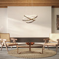 Dimmable LED Ring Chandelier 70/55/40cm with Remote, Aluminium