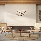 Dimmable LED Ring Chandelier 70/55/40cm with Remote, Aluminium