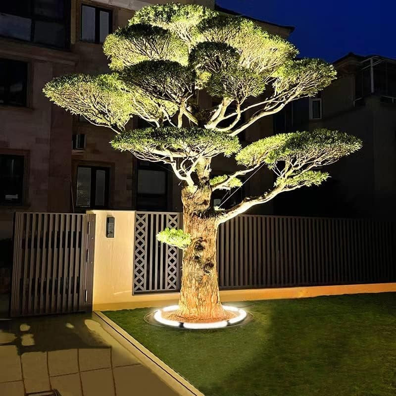 LED Tree Base Uplight for Gardens, Aluminium and Glass