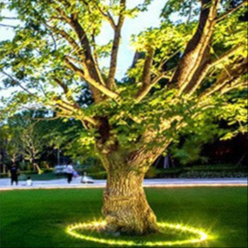 LED Tree Base Uplight for Gardens, Aluminium and Glass