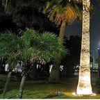 LED Tree Base Uplight for Gardens, Aluminium and Glass