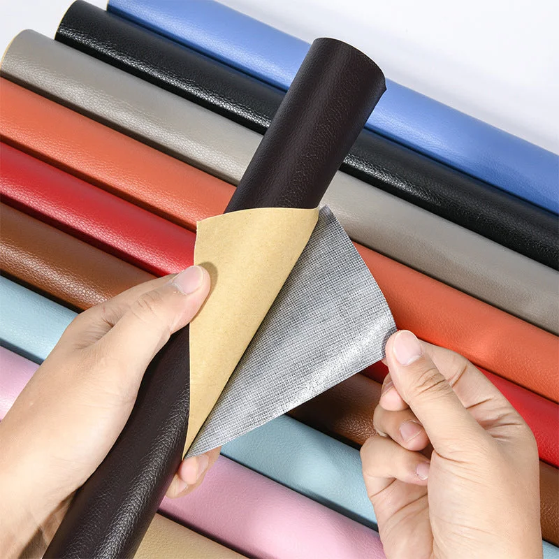Self-Adhesive Leather Look Repair Patch, 50 x 137 cm