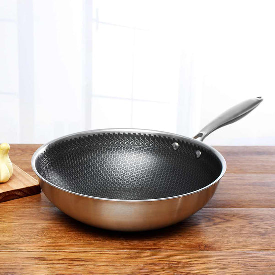 Stainless Steel Non-Stick Frying Pan 28cm, Induction Ready