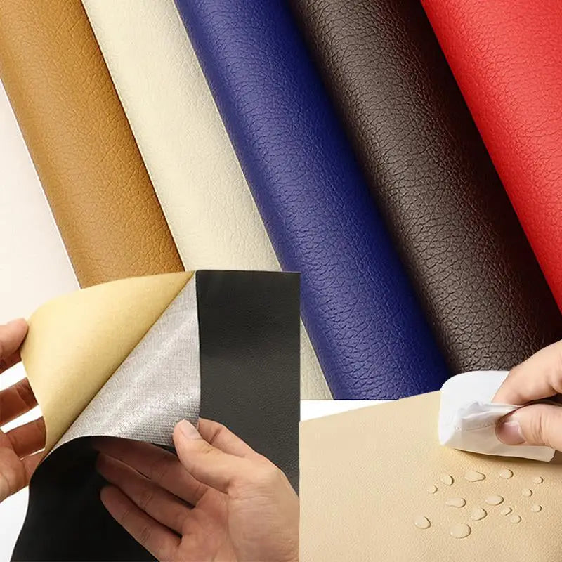 Self-Adhesive Leather Look Repair Patches, 50 x 138 cm