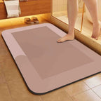 Quick-Dry Diatomite Bath Mat, Non-Slip, Four Sizes