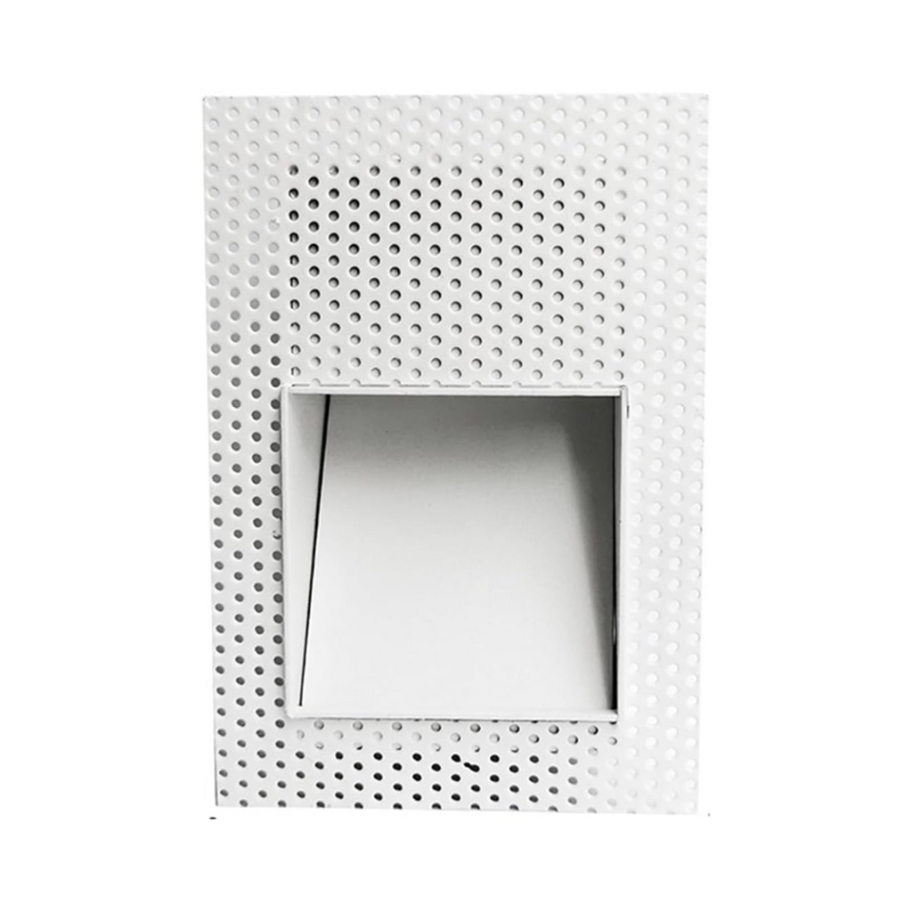 Recessed 3W LED Step Light with Motion Sensor, Frameless White