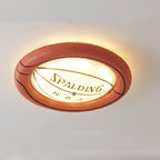 Basketball Ceiling Light for Kids Rooms with Built-In LED