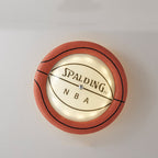 Basketball Ceiling Light for Kids Rooms with Built-In LED
