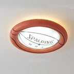 Basketball Ceiling Light for Kids Rooms with Built-In LED